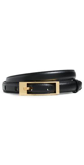 ANINE BING ANINE BING Elly Smooth Leather Belt Black
