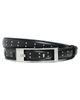 ANINE BING ANINE BING Elly Smooth Leather Studded Belt Black - 1