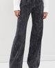ANINE BING ANINE BING Hugh Jeans Abstract Washed Black - 2