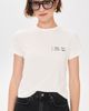 ANINE BING ANINE BING I See You I Love You Shelley Tee Washed Cream - 2