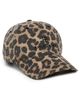 ANINE BING ANINE BING Jeremy Baseball Cap Black and Brown Leopard One - 1