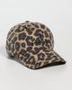 ANINE BING ANINE BING Jeremy Baseball Cap Black and Brown Leopard One - 2