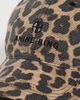 ANINE BING ANINE BING Jeremy Baseball Cap Black and Brown Leopard One - 4