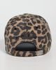ANINE BING ANINE BING Jeremy Baseball Cap Black and Brown Leopard One - 5