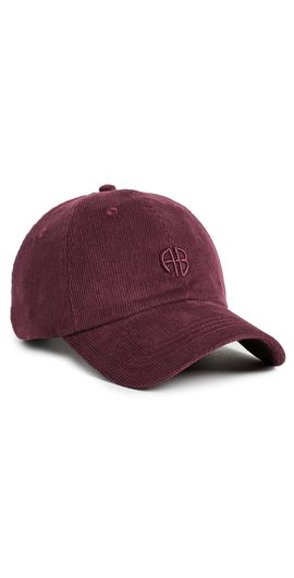 ANINE BING ANINE BING Jeremy Corduroy Baseball Cap Fig One