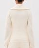 ANINE BING ANINE BING June Trucker Collar Sweater Ecru - 3