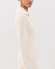 ANINE BING ANINE BING June Trucker Collar Sweater Ecru - 4