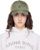 ANINE BING ANINE BING Khaki Jeremy 'AB' Baseball Cap - 1