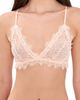 ANINE BING ANINE BING Lace Trim Bra Blush - 1