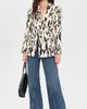 ANINE BING ANINE BING Laika Blazer Golden Beige Leopard - 5