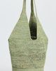 ANINE BING ANINE BING Leah Raffia Logo Hobo Bag Sea Foam Green One - 4