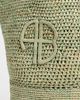 ANINE BING ANINE BING Leah Raffia Logo Hobo Bag Sea Foam Green One - 5