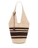 Anine Bing Anine Bing Leah Stripes Raffia Hobo Bag - 1
