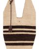 Anine Bing Anine Bing Leah Stripes Raffia Hobo Bag - 4