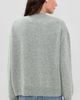 ANINE BING ANINE BING Lee Crew Cashmere Sweater Medium Heather Grey - 3
