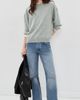 ANINE BING ANINE BING Lee Crew Cashmere Sweater Medium Heather Grey - 5