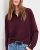 ANINE BING ANINE BING Lee Polo Sweater Fig - 2