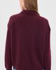 ANINE BING ANINE BING Lee Polo Sweater Fig - 3