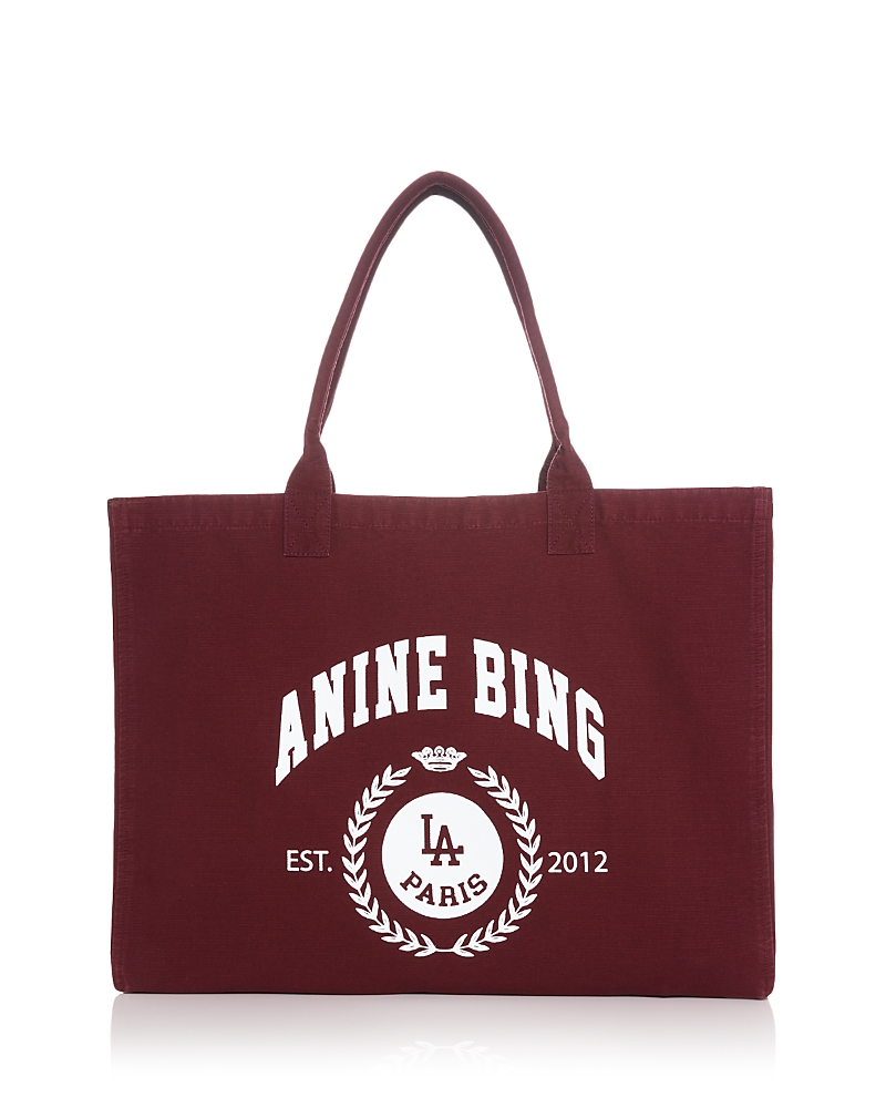 Anine Bing Anine Bing Leo Collegiate Canvas Tote