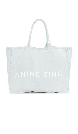 ANINE BING ANINE BING Leo Denim Tote Bag