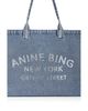 Anine Bing Anine Bing Leo Extra Large Denim Tote - 4