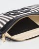 ANINE BING ANINE BING Lili Pouch White and Black Stripe One - 6