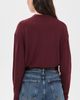 ANINE BING ANINE BING Mia Sweater Burgundy - 4
