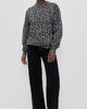 ANINE BING ANINE BING Miles Grey Leopard Sweatshirt Leopard - 5