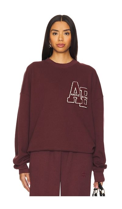 ANINE BING ANINE BING Miles Oversized Sweatshirt Letterman