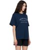 ANINE BING ANINE BING Navy Cade 'Melrose' Stencil T-shirt - 2