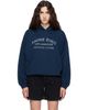 ANINE BING ANINE BING Navy Harvey 'Melrose' Stencil Hoodie - 1