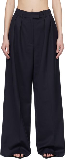 ANINE BING ANINE BING Navy Lou Trousers