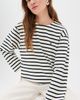 ANINE BING ANINE BING Newton Tee Navy Stripe - 2