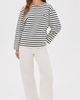 ANINE BING ANINE BING Newton Tee Navy Stripe - 5