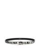 Anine Bing Anine Bing Nicola Zebra Print Calf Hair Belt - 1