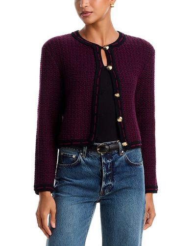 Anine Bing Anine Bing Nora Tweed Cardigan Sweater
