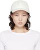 ANINE BING ANINE BING Off-White Jeremy Baseball Cap - 1