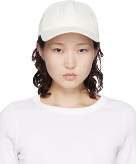 ANINE BING ANINE BING Off-White Jeremy Baseball Cap