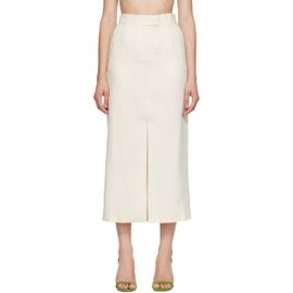 ANINE BING ANINE BING Off-White Meredith Midi Skirt