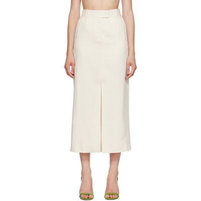 ANINE BING ANINE BING Off-White Meredith Midi Skirt