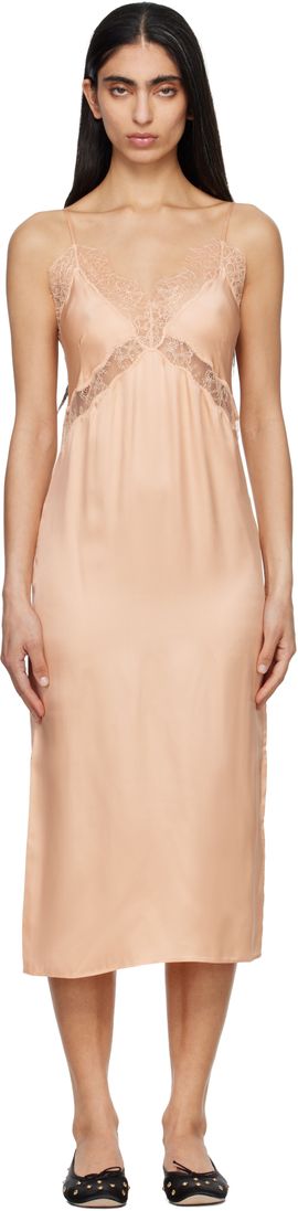 ANINE BING ANINE BING Pink Carissa Slip Dress