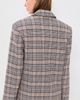 ANINE BING ANINE BING Quinn Check Blazer Beige And Navy Checks - 3