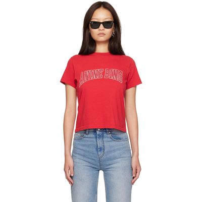 ANINE BING ANINE BING Red Shelley T-shirt