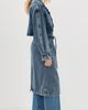 ANINE BING ANINE BING Rickie Denim Maxi Trench Cabana Blue - 4