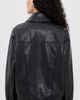 ANINE BING ANINE BING Rory Jacket in Black Recycled Leather Black Recycled Leather - 3