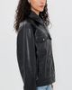 ANINE BING ANINE BING Rory Jacket in Black Recycled Leather Black Recycled Leather - 4