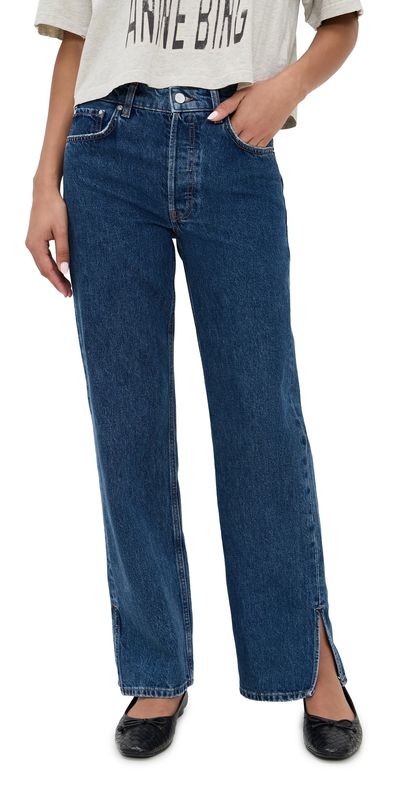 ANINE BING ANINE BING Roy Jeans Washed Blue 32