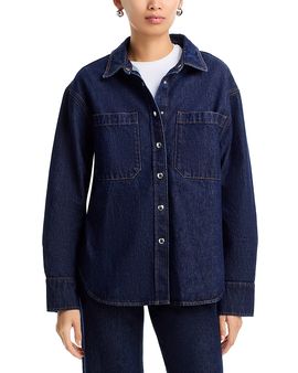 Anine Bing Anine Bing Sammy Cotton Denim Shirt