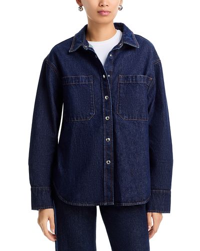 Anine Bing Anine Bing Sammy Cotton Denim Shirt