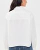 ANINE BING ANINE BING Scott Cropped Shirt White - 3